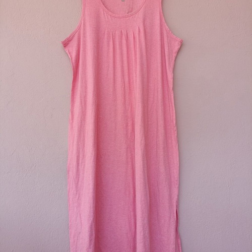 Noglo plus size pink sleeveless maxi dress, new