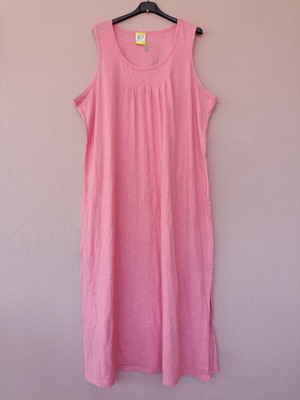 Noglo plus size pink sleeveless maxi dress, new