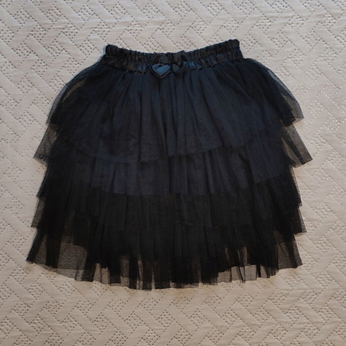 Tulle skirt ZIC ZAC like new, black mini tutu with satin elastic