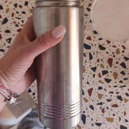 Emsa thermos 0.5 liters like new with small dent on lid