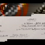  ΑΕΚ ΕΙΣΙΤΗΡΙΟ , ΑΟΥΣΤΡΙΑ ΒΙΕΝΝΗΣ - ΑΕΚ 07.12.2017 ΓΙΟΥΡΟΠΑ ΛΙΓΚ