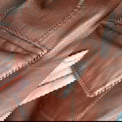 Δερμάτινο γυναικείο μπουφάν Arma από αρνίσιο δέρμα σαν καινούργιο