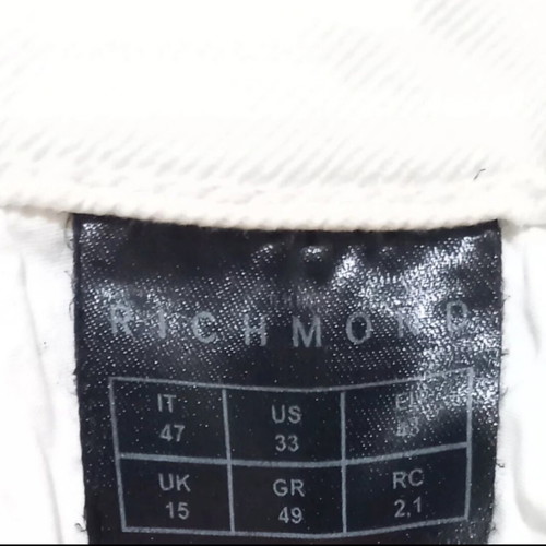 John Richmond Jeans RMA20171JE slim fit like new, white