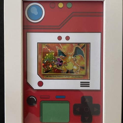 Pokédex frame with customizable original 1st season Pokemon
