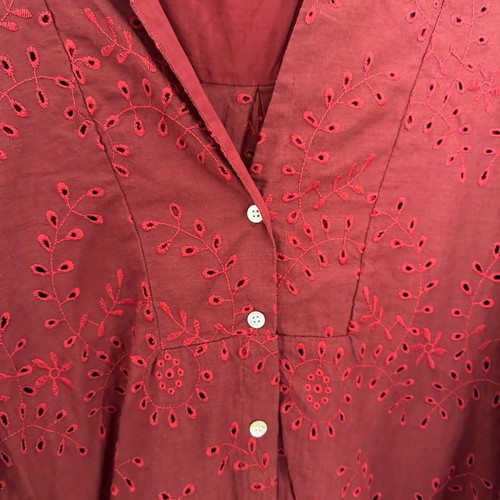 Zara shirt used with embroidery, size XS