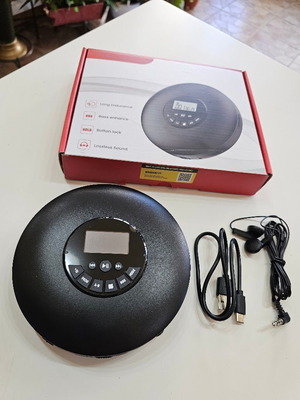 Arafuna CD511B φορητό CD player με Anti-Shock, οθόνη LCD, ακουστικά
