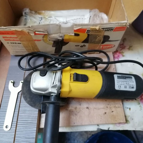 Grinding wheel, planer and sander tools used