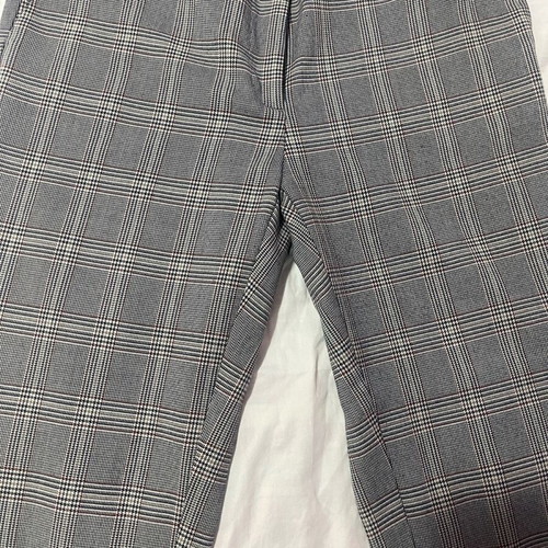 H&M women's grey check suit set, size Large