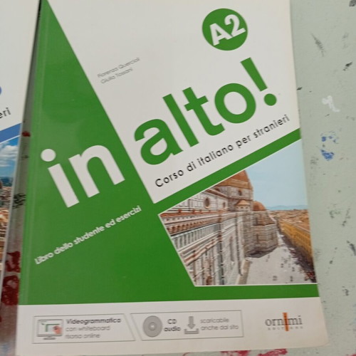 In alto Italian books set of 2 new
