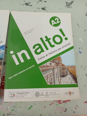 In alto Italian books set of 2 new