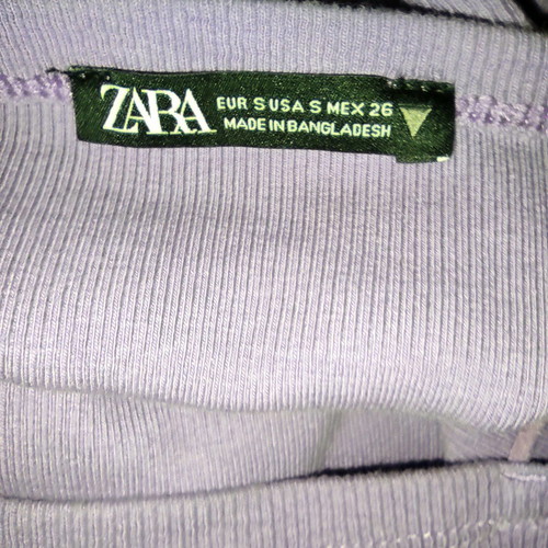 Zara purple tank top like new, size S towards XS