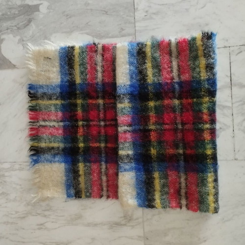 Αυθεντικό σκωτσέζικο κασκόλ Mohair & Wool St Michael μεταχειρισμένο