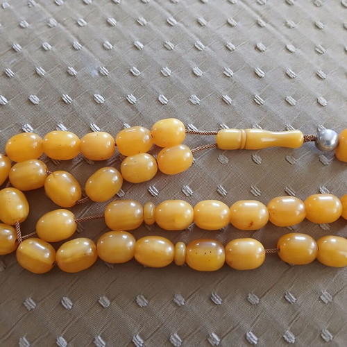 Mastic Worry Beads chatzikos10 used, old German Bakelite