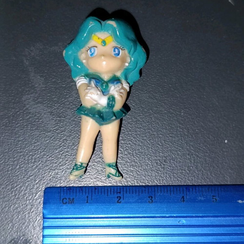Sailor Neptune small plastic figure used from Sailor Moon