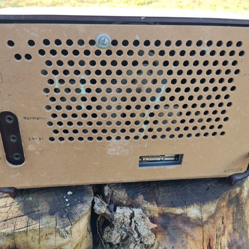 Philips vintage radio from the 50s used, non-functional