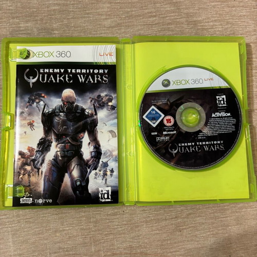 Quake Wars Enemy Territory Xbox 360 PAL used, complete