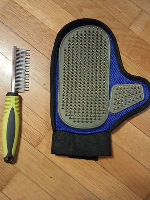 Pet grooming comb set new