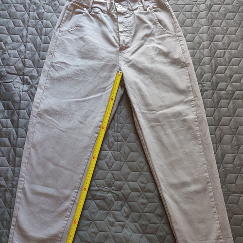 Slouchy paperbag women's pants size S/M like new gray