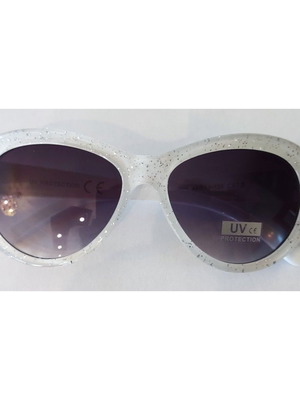 Giό Vision EyeWear children's sunglasses white glossy with glitter