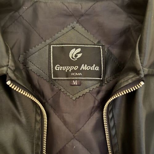 Leather jacket like new, black, size M
