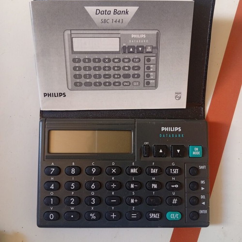 Philips Databank SBC 1443 electronic organizer like new