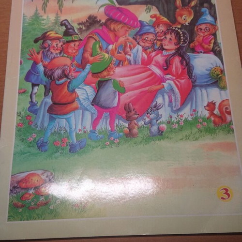 Spidey puzzle for children from 3 years used, 4 small puzzles with gift storybook