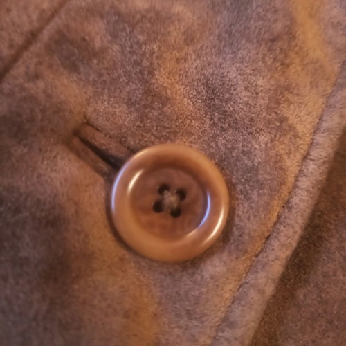 Men's leather suede jacket Gap used, size L-XL, beige brown