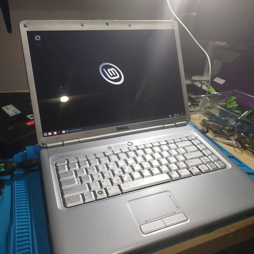 Dell Inspiron laptop without disk, RAM, or PSU