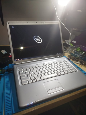Dell Inspiron laptop without disk, RAM, or PSU