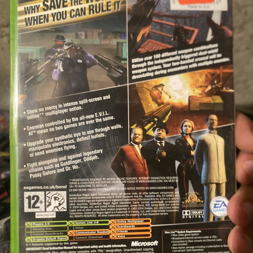 GoldenEye Rogue Agent Xbox Original game