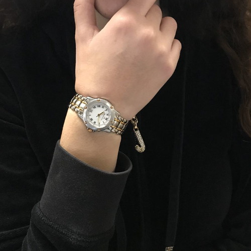 Maurice Lacroix women's watch new, 18k gold