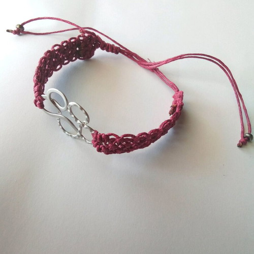 Handmade macrame bracelets new, multicolored