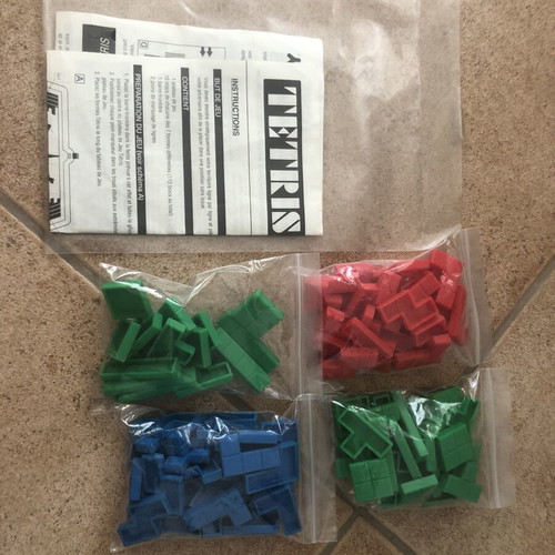 Tetris Boardgame by TOMY used with instructions
