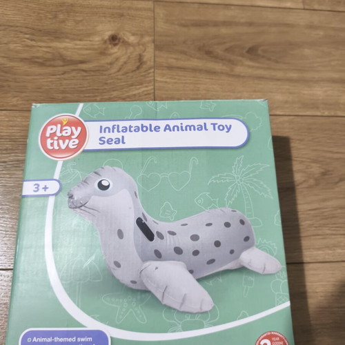 Inflatable Seal with Handles New, 3+ Years, Sea Toy