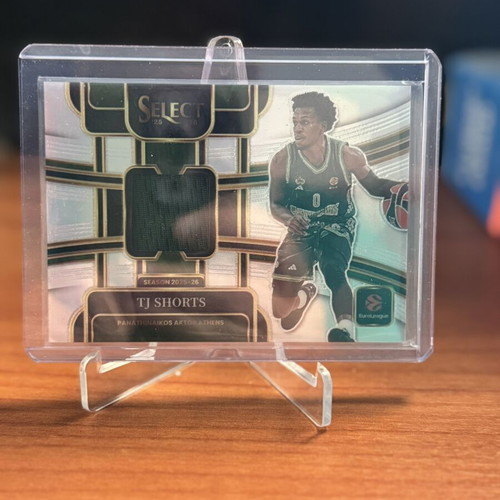25-26 Panini EuroLeague Select Shorts Patch/125 Panathinaikos card