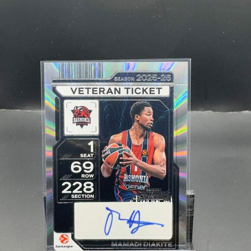 2025-26 Euroleague Panini Contenders Autographed Cards like new