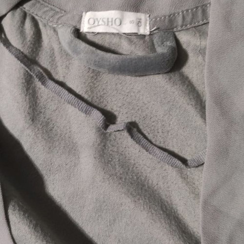 Velvet robe Oysho new, gray, size S