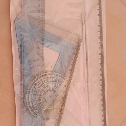 Rulers like new, set of 7 pieces