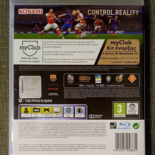 Pro Evolution Soccer 2017 PS3 used, complete