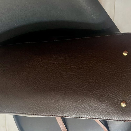 Michael Kors Leather Tote Bag like new, brown with gold details
