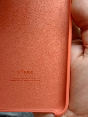 Genuine iPhone 11 Pro Max Silicon Case Orange new