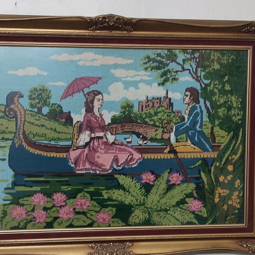 Embroidered frame used in good condition