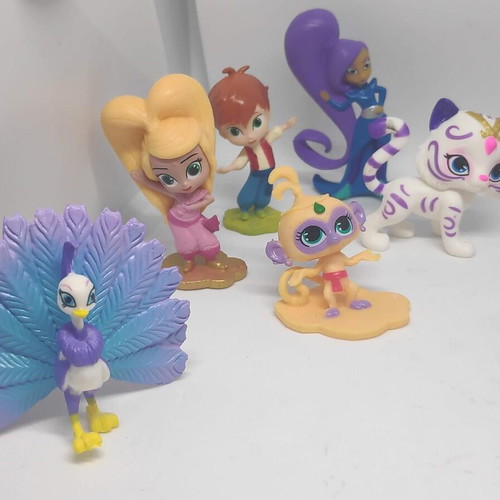 Shimmer and Shine figures set, like new, 12 characters