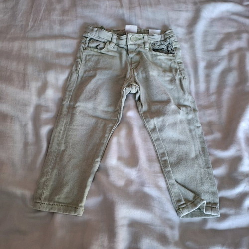 Zara baby pants green like new 12-18 months 86cm
