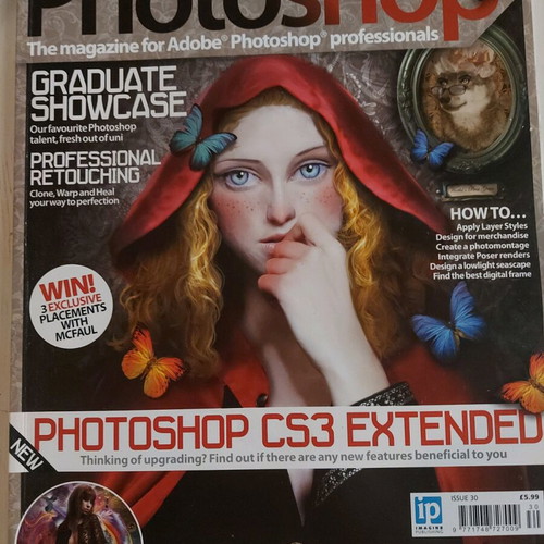 Advanced Photoshop UK 00s magazine like new, issue 30 without cd