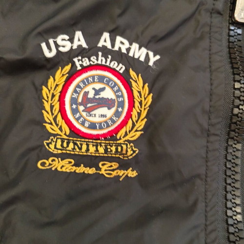 Marine Corps bomber jacket for boys 4 years, black