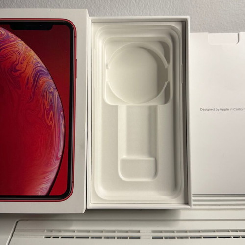iPhone XR 64GB red packaging like new