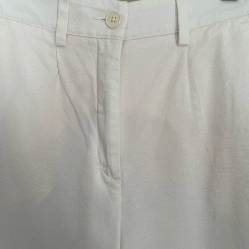 Sisley cropped pants white like new, size S
