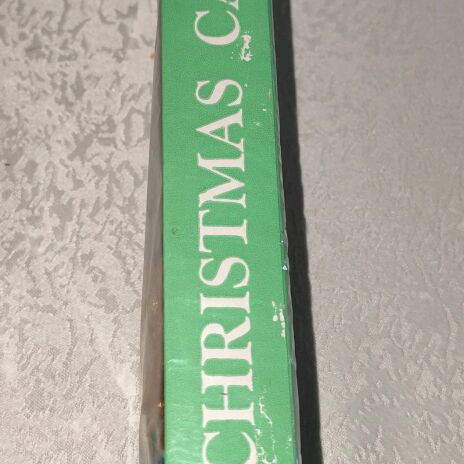 Vintage Christmas candles green new, set of 2