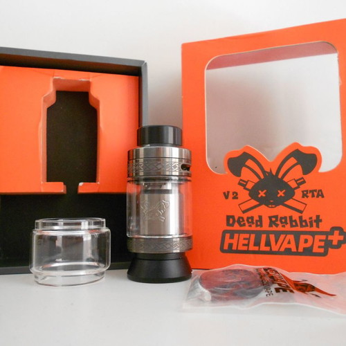 Hellvape Dead Rabbit v2 RTA Gun Metal and Voopoo Drag 3 177W Grey